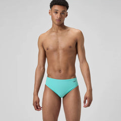 Men's Solid One Brief Turquoise