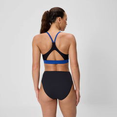 Women's Colorblock Bikini Top Blue/Black