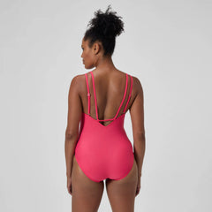 Women's Shaping Strappy Swimsuit Pink