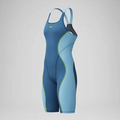 Female Fastskin HyperSpark Openback Kneeskin Blue