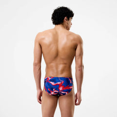 Men's Team Printed Brief Red/White/Blue