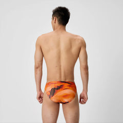 Men's Club Training Printed Brief Orange
