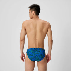 Men's Club Training Printed Brief Blue/Green