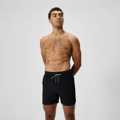Men's Never Stop Solid Swim Shorts Black