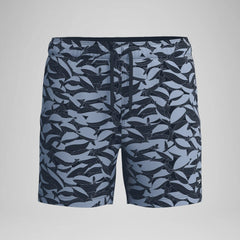 Men's Redondo Edge Printed Swim Shorts Grey/Black