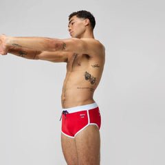 Men's Jetstream Retro Logo Brief Red