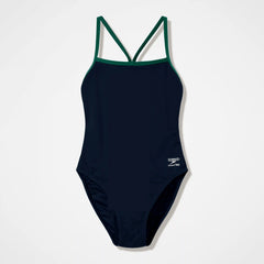 Women's Team EnduranceX V-Back 2.0 Swimsuit Black/Green