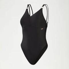 Women's Shaping Strappy One Piece Black