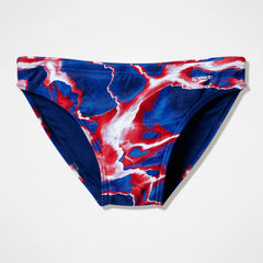 Men's Team Printed Brief Red/White/Blue
