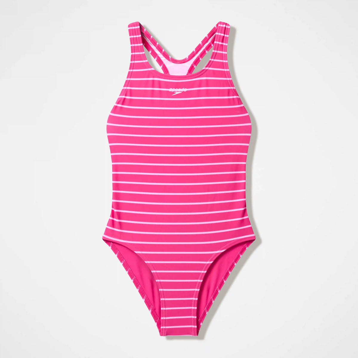 Girls Medalist Printed Swimsuit Pink