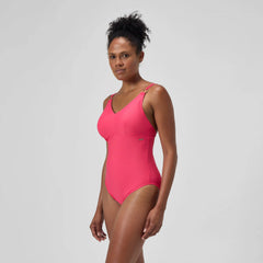 Women's Shaping Strappy Swimsuit Pink