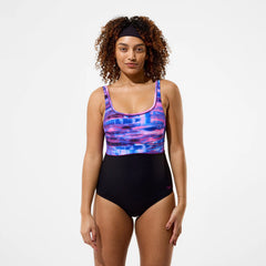 Women's Contour Eclipse Printed One Piece Black/Pink