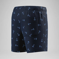 Boys Printed Swim Shorts Navy