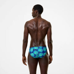 Men's The Speedo Printed Briefs Blue/Green