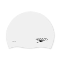 Adult Solid Silicone Cap White