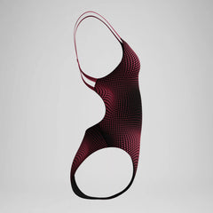 Women's Flow Strappy Crossback One Piece Maroon