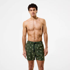 Men's Redondo Edge Printed Swim Shorts Green