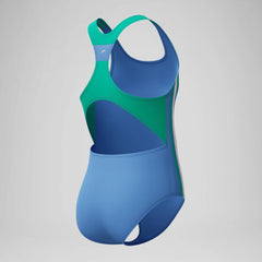 Girl's Infinity Splice One Piece Blue/Green
