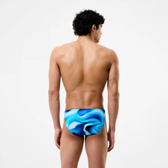 Men's Team Printed Brief Blue