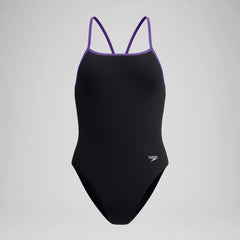 Women's Club Training Turnback One Piece Black/Purple