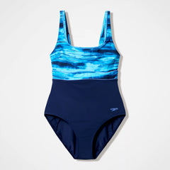 Women's Contour Eclipse Printed One Piece Navy/Blue