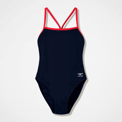 Women's Team EnduranceX V-Back 2.0 One Piece Black/Red