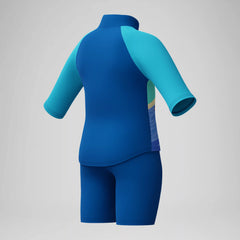 Boys' Learn to Swim Sun Protection Top & Short Blue