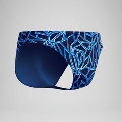 Men's Club Training Printed Brief Blue