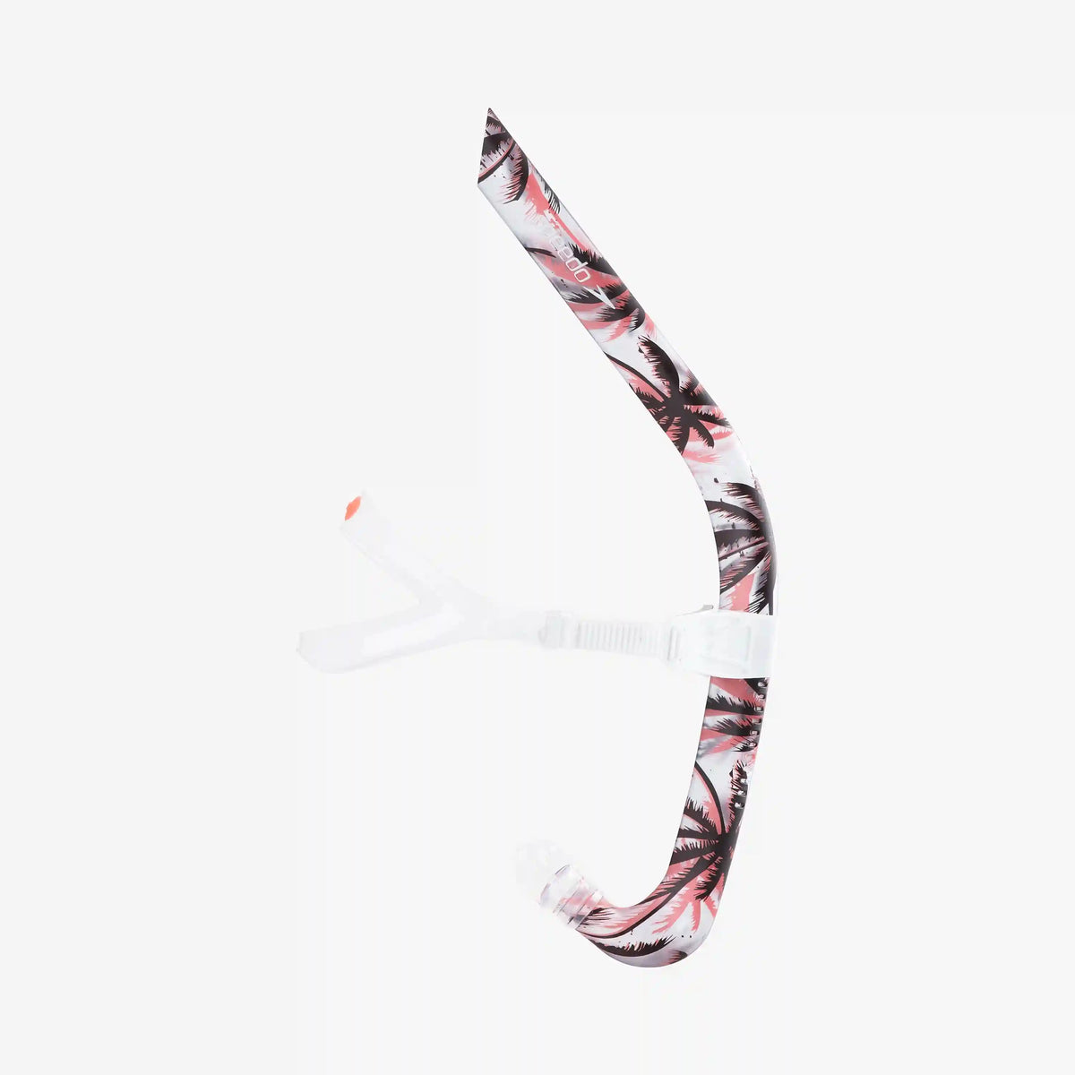 Adult Printed Bullet Head Snorkel Red/White
