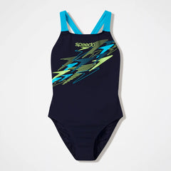 Women's Medley Logo Medalist One Piece Black/Turquoise