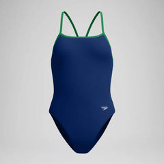 Women's Club Training Turnback One Piece Navy/Green