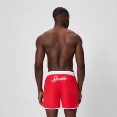 Men's Jetstream Solid Swim Shorts Red