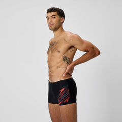 Men's Medley Logo Square Leg Black/Red