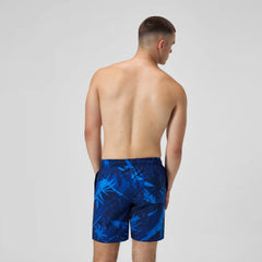 Men's Print Redondo Volley Swim Shorts Blue