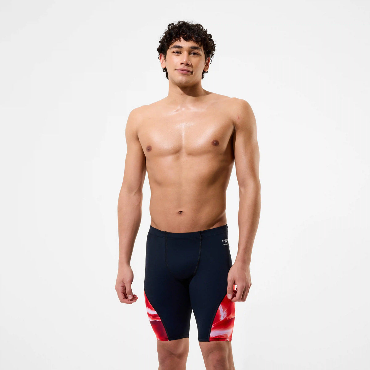 Men's Team Printed Jammer Red