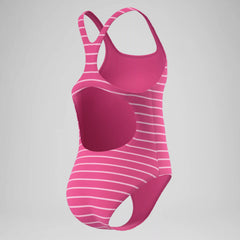 Girls Medalist Printed Swimsuit Pink