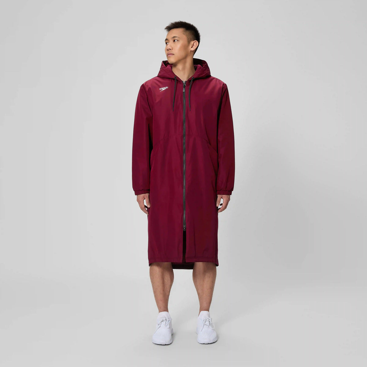 Unisex Speedo Team Parka Maroon