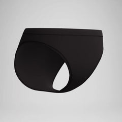 Women's Solid Classic Bikini Bottom Black