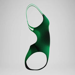 Women's Flow Strappy Crossback One Piece Green