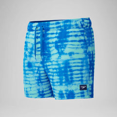 Men's Redondo Edge Printed Swim Trunks Blue