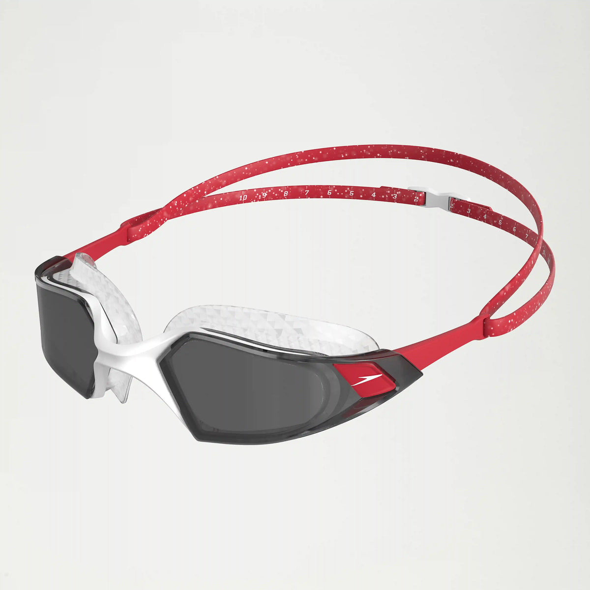 Adult Aquapulse Pro Mirror Goggle Red/White