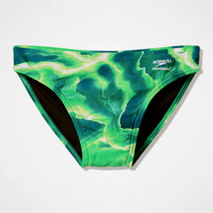 Men's Team Printed Brief Green