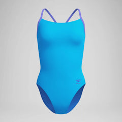 Women's Club Training Solid Flyback 2.0 One Piece Blue