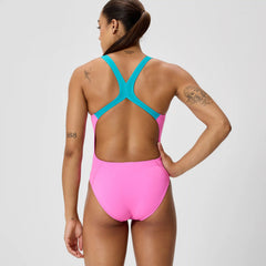Women's Club Training Powerback One Piece Pink/Blue