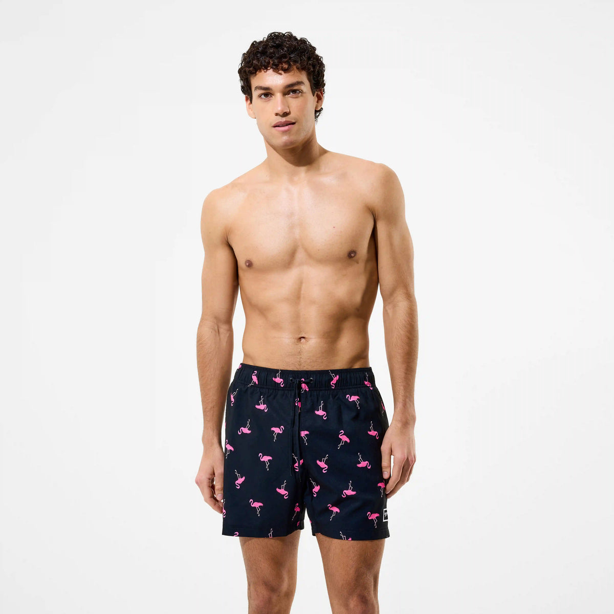 Men's Redondo Edge Printed Swim Shorts Black