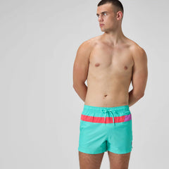 Men's Colorblock Redondo Edge Volley Swim Shorts Blue