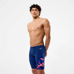 Men's Team Printed Jammer Red/White/Blue
