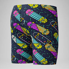 Boys Print Jammer Purple