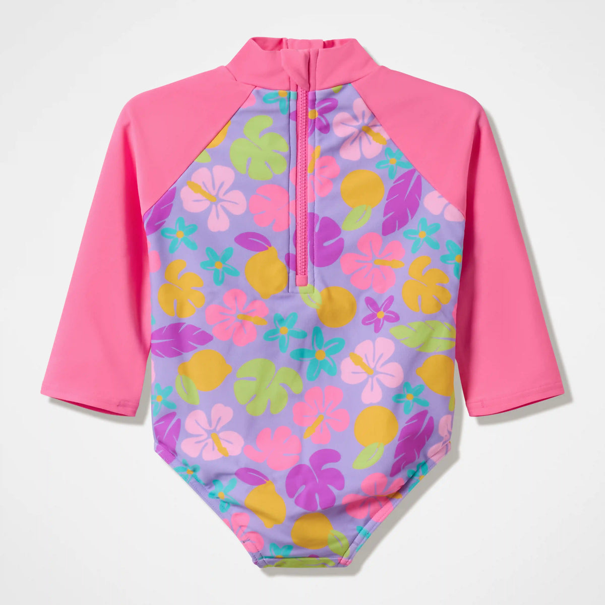 Infant Girls Long Sleeve One Piece Pink