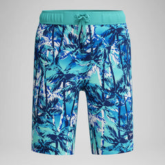 Kid's Print Boardshort Blue